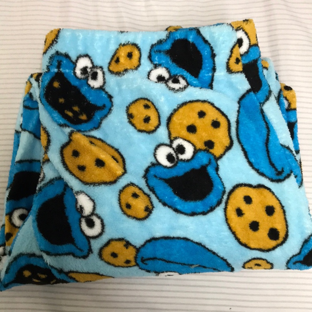 cookie monster cozy pants